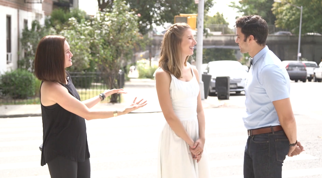 Shooting engagement sessions in bright sunlight for wedding photographers